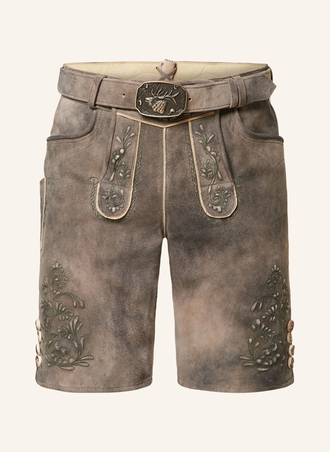 Spieth & Wensky Trachten-Lederhose Eberz braun von Spieth & Wensky