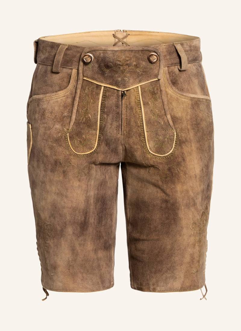 Spieth & Wensky Trachten-Lederhose Nadima beige von Spieth & Wensky