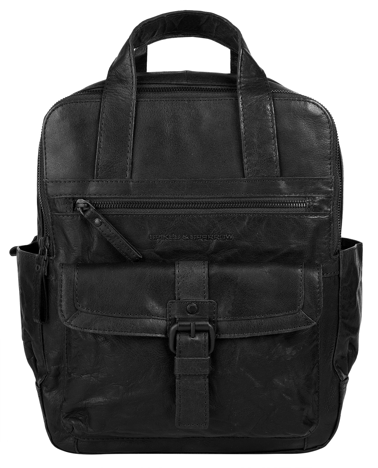 Spikes & Sparrow Cityrucksack, echt Leder von Spikes & Sparrow