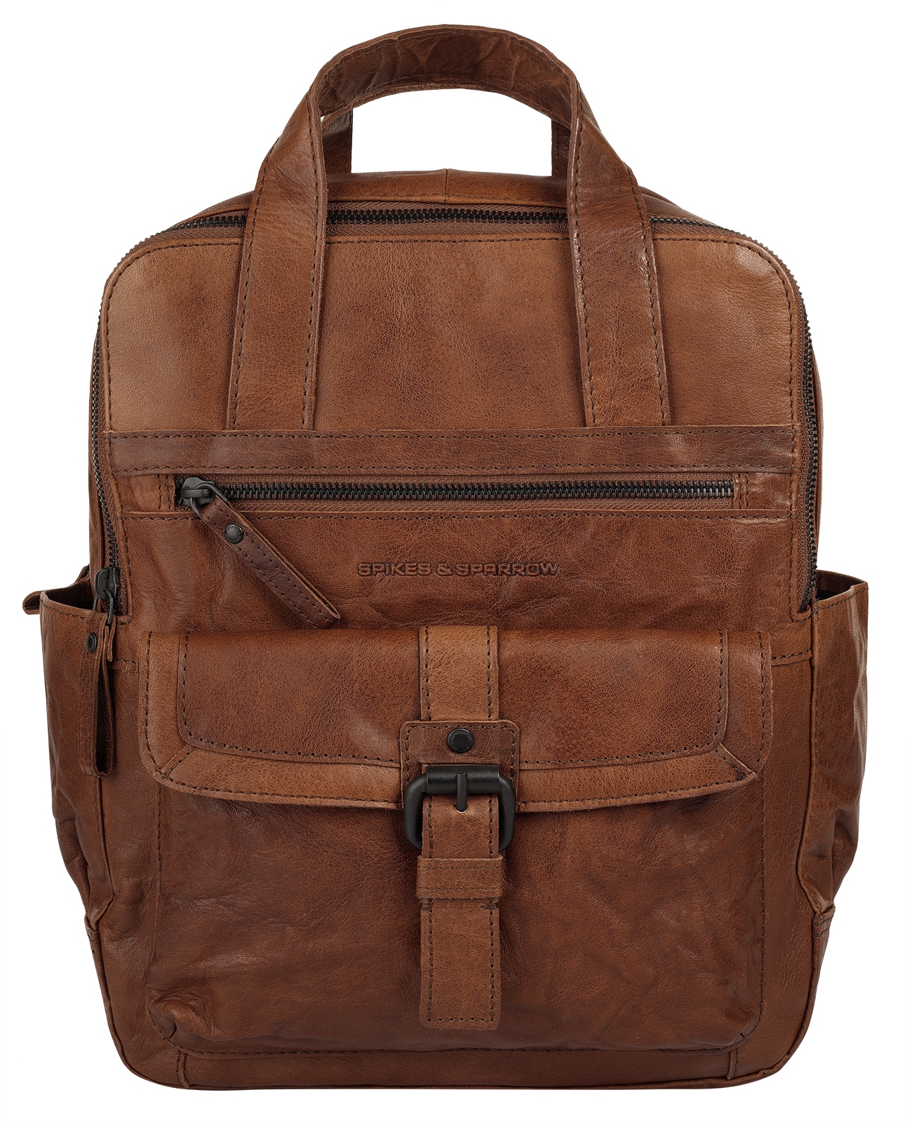 Spikes & Sparrow Cityrucksack, echt Leder von Spikes & Sparrow