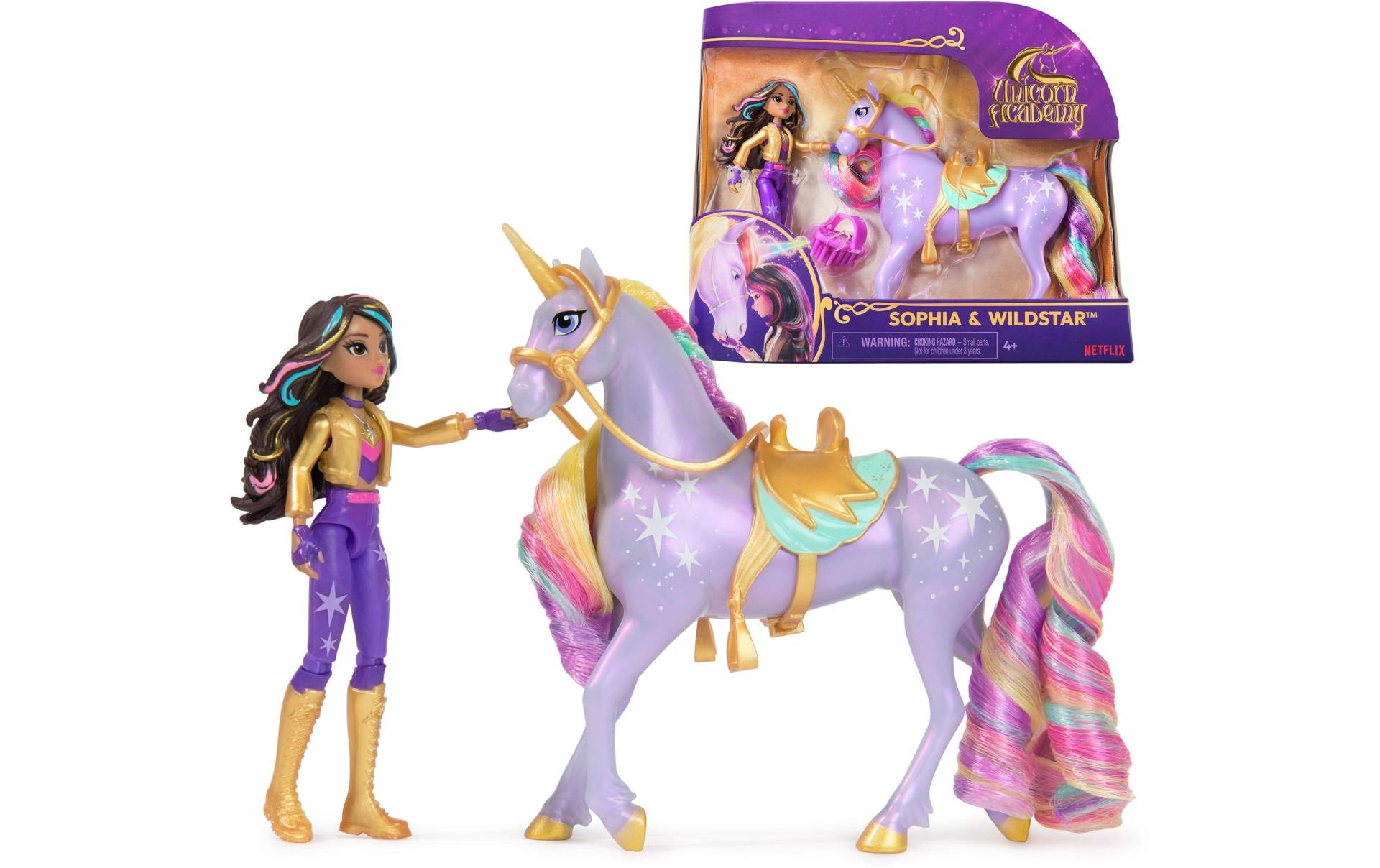 Anziehpuppe »Spinmaster Unicorn Academy Sophia Doll & Wildstar Unicorn« von Spin Master