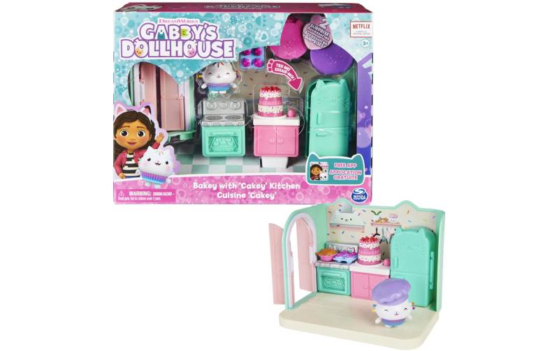 Spielwelt »Spinmaster Gabby's Dollhouse Cakey's Küche Deluxe Rooms« von Spin Master