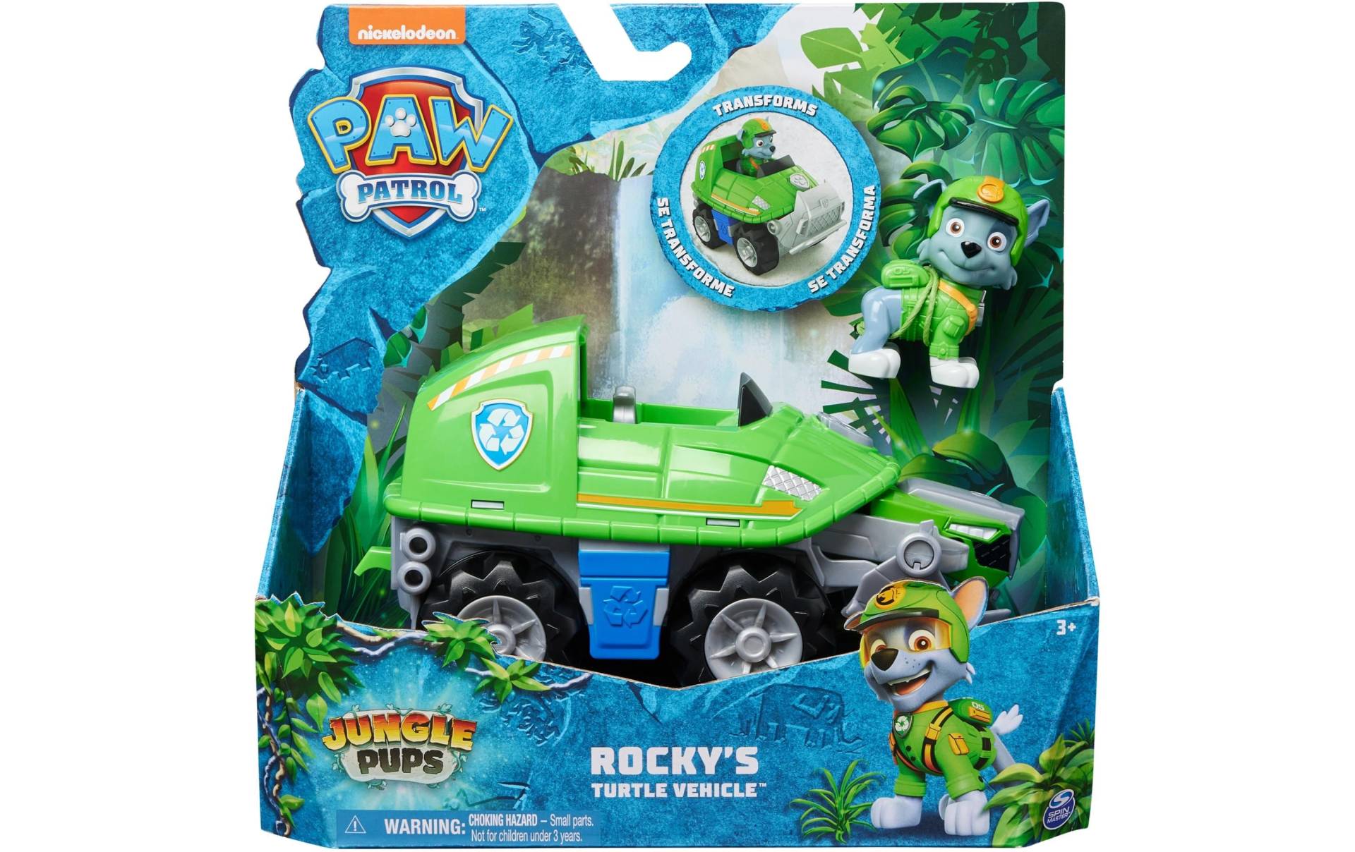 Spielwelt »Spinmaster Paw Patrol Jungle Pups Vehicle Rocky« von Spin Master