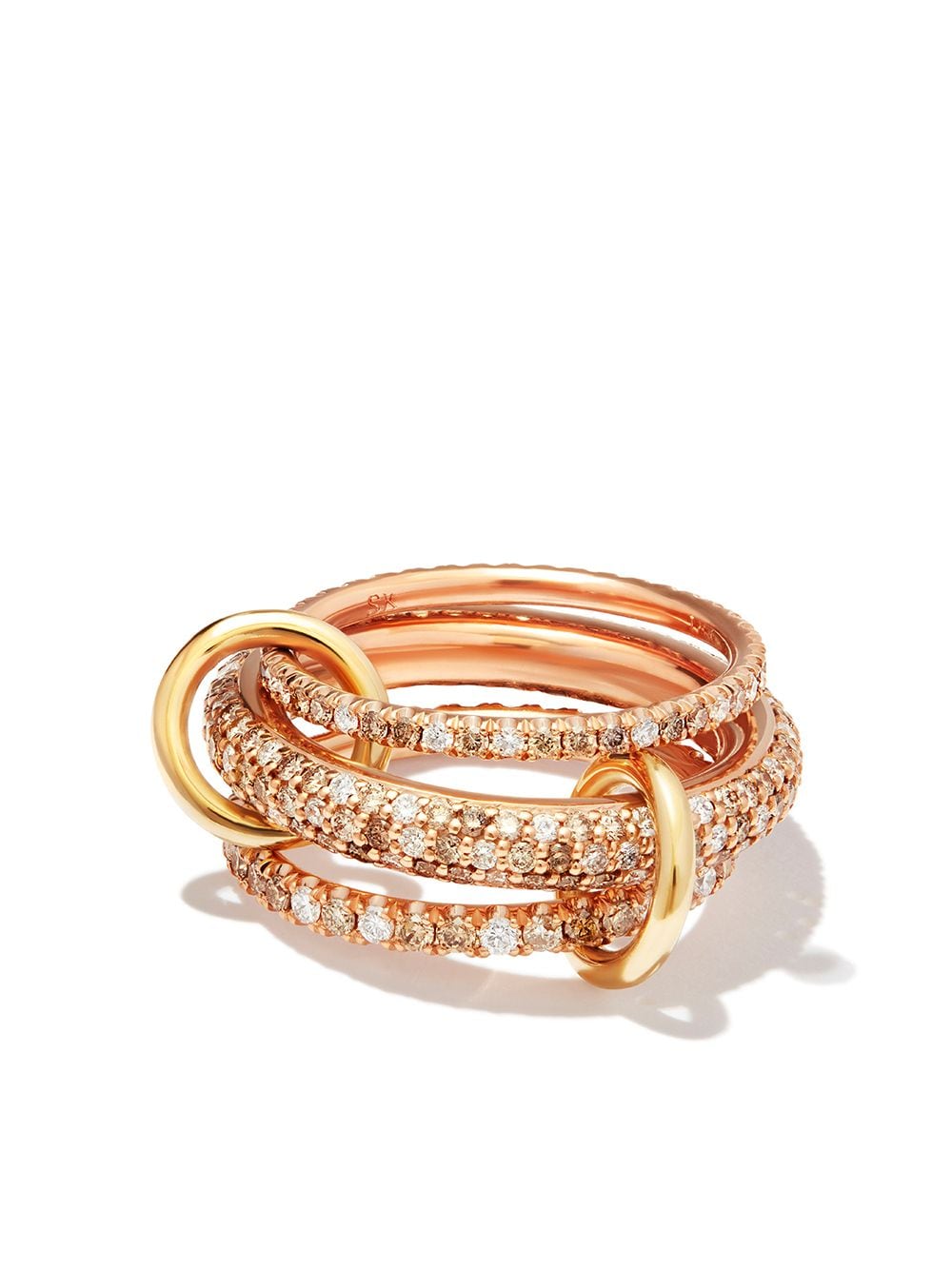 Spinelli Kilcollin 18K rose gold Nova diamond ring von Spinelli Kilcollin