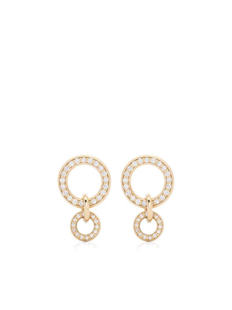 Spinelli Kilcollin 18kt yellow gold Canis YG diamond hoop earrings von Spinelli Kilcollin