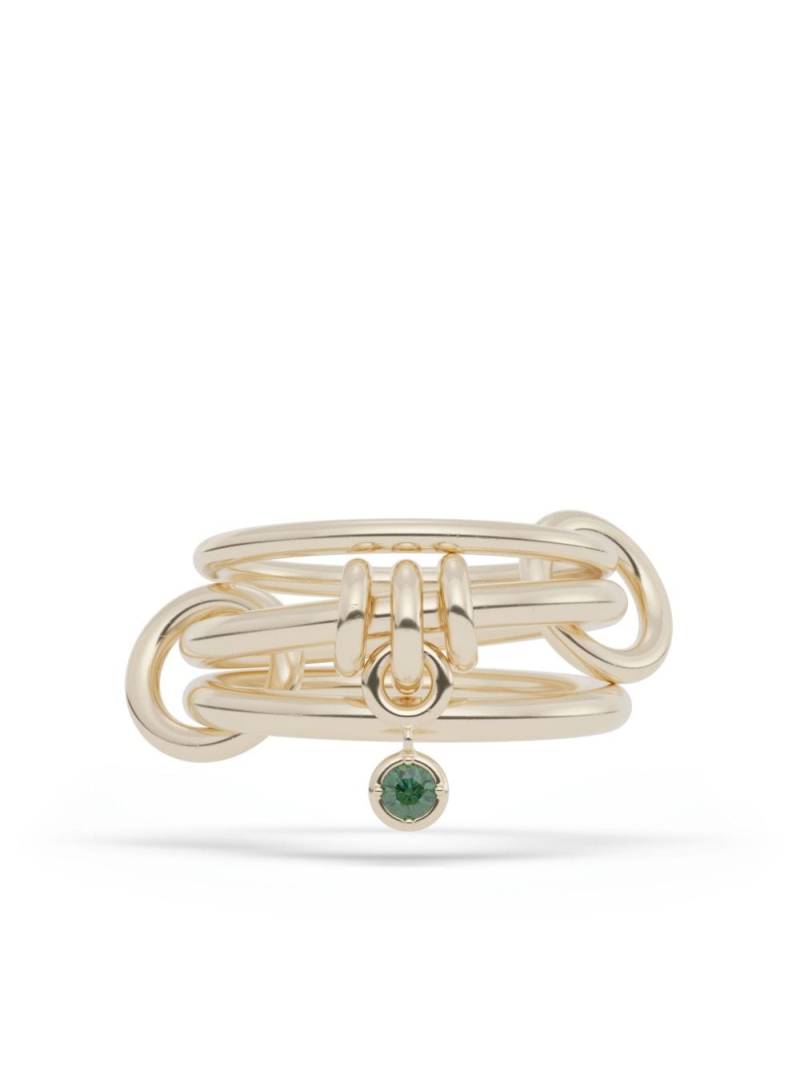 Spinelli Kilcollin 18kt yellow gold Piera emerald ring von Spinelli Kilcollin