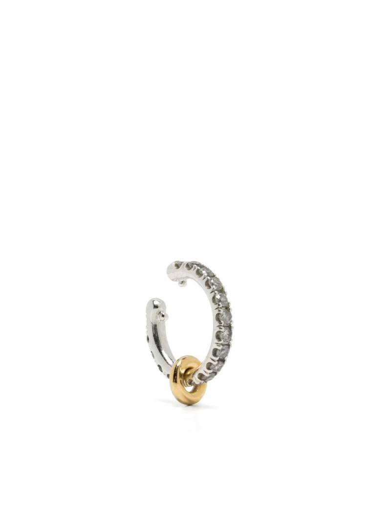 Spinelli Kilcollin 18kt yellow gold sterling silver Elara SG diamond ear cuff von Spinelli Kilcollin