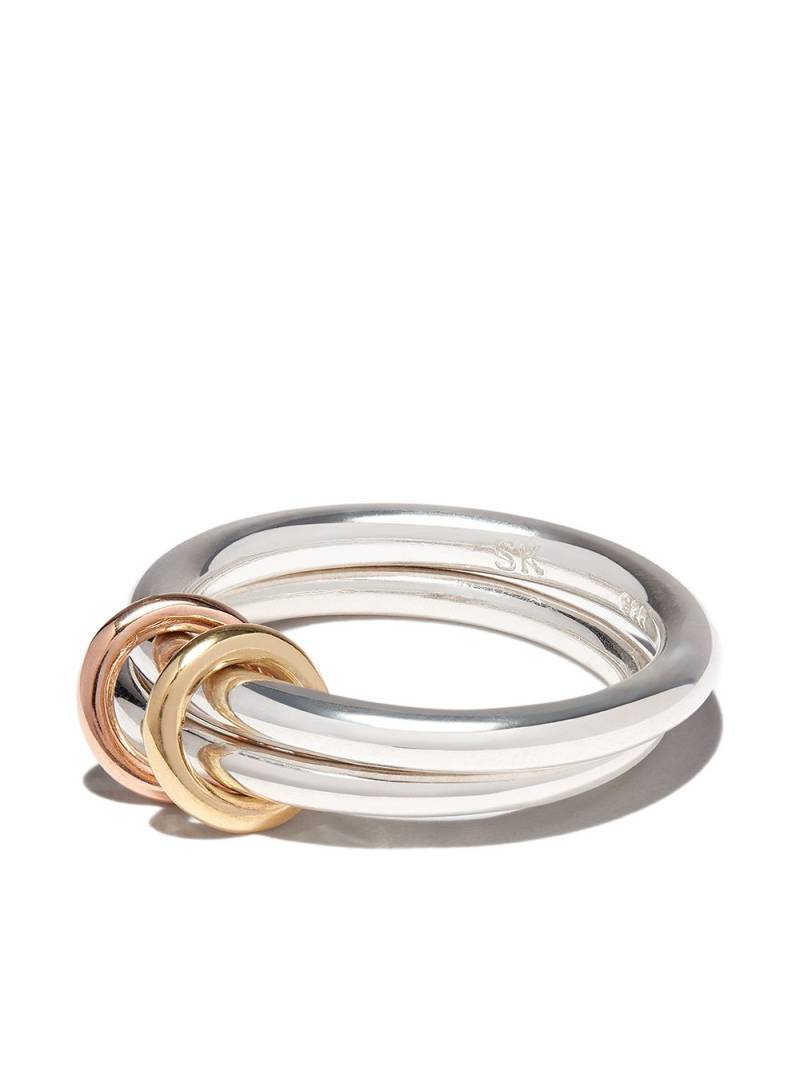 Spinelli Kilcollin silver, 18kt yellow and rose gold Calliope ring von Spinelli Kilcollin