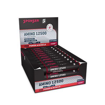 Amino 12500 Cherry 30 x 25 ml Nahrungsergänzung von Sponser