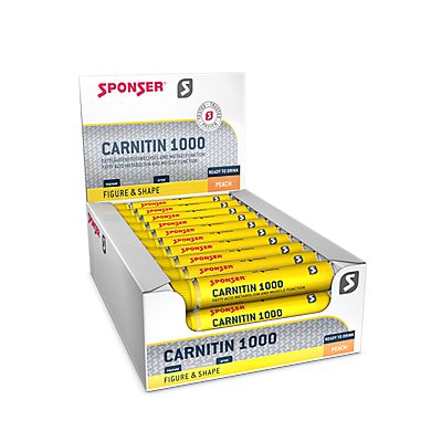 L-Carnitin 1000 Peach 30 x 25 ml Nahrungsergänzung von Sponser