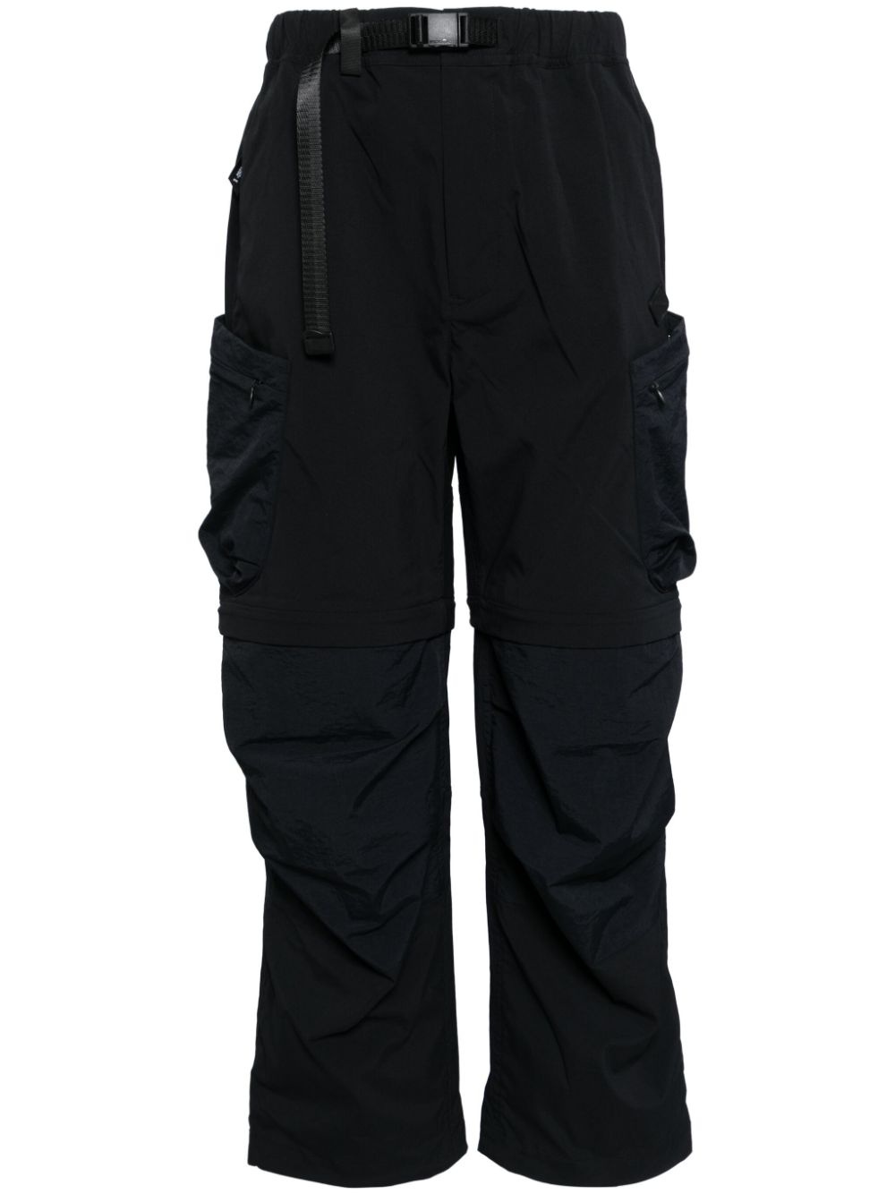 Spoonyard belted tapered cargo trousers - Black von Spoonyard