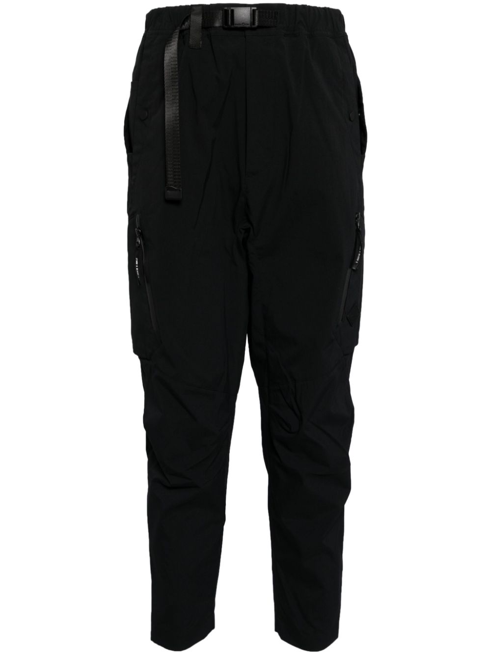 Spoonyard belted tapered cargo trousers - Black von Spoonyard