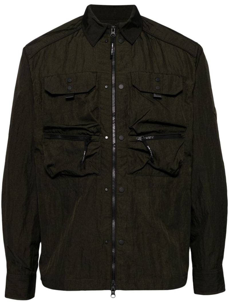 Spoonyard crinkled shirt jacket - Green von Spoonyard