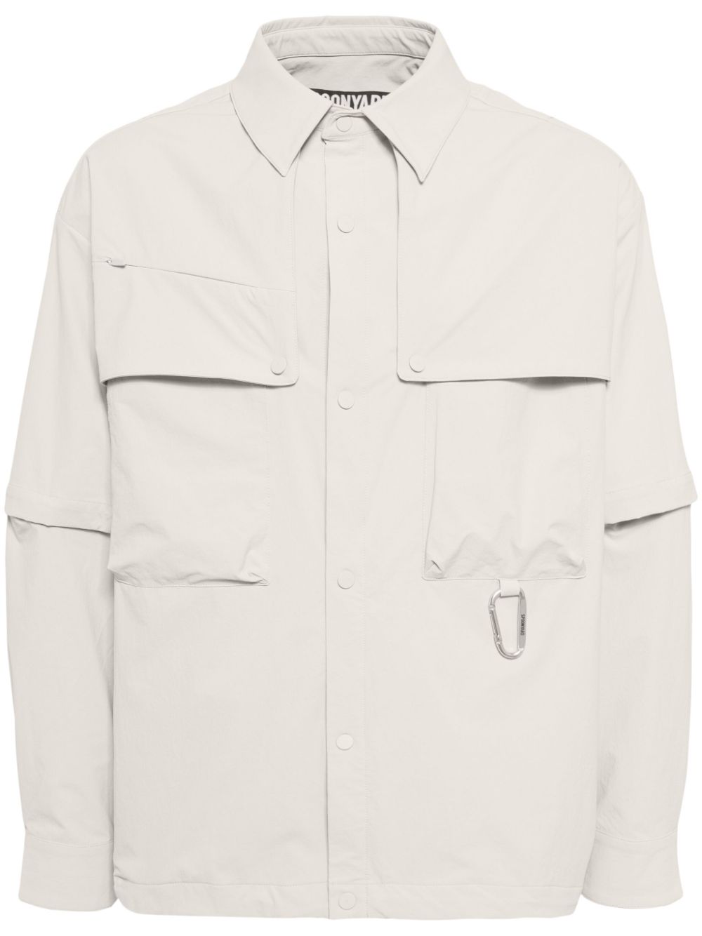 Spoonyard detachable-sleeve shirt - Neutrals von Spoonyard