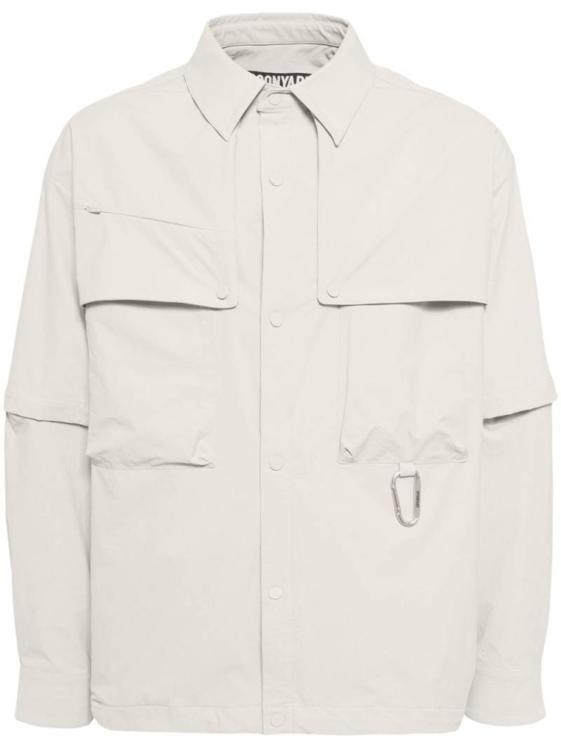 Spoonyard detachable-sleeve shirt - Neutrals von Spoonyard