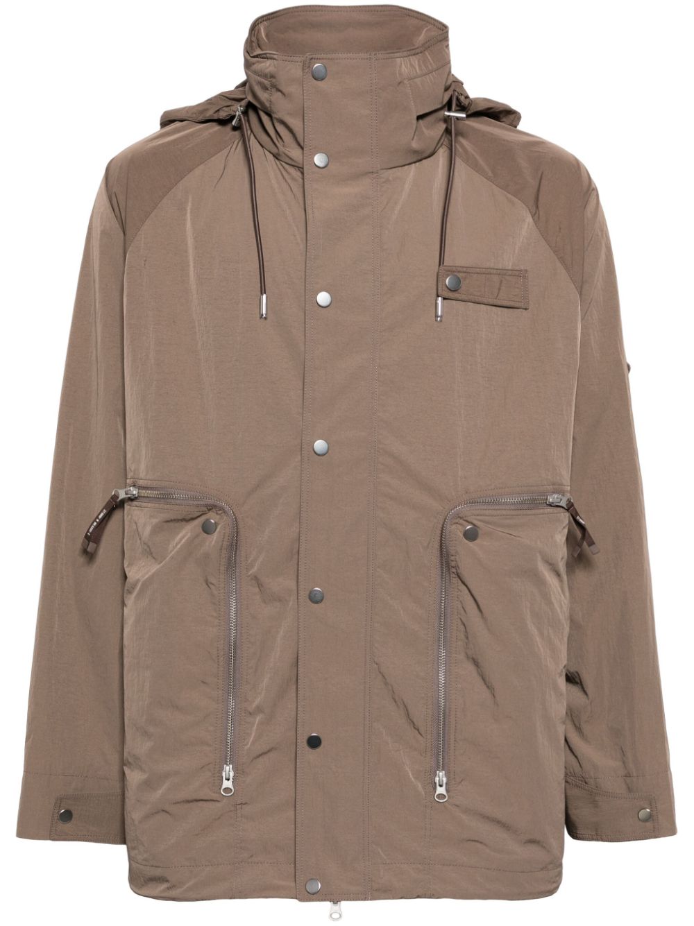 Spoonyard hooded long-sleeve jacket - Brown von Spoonyard