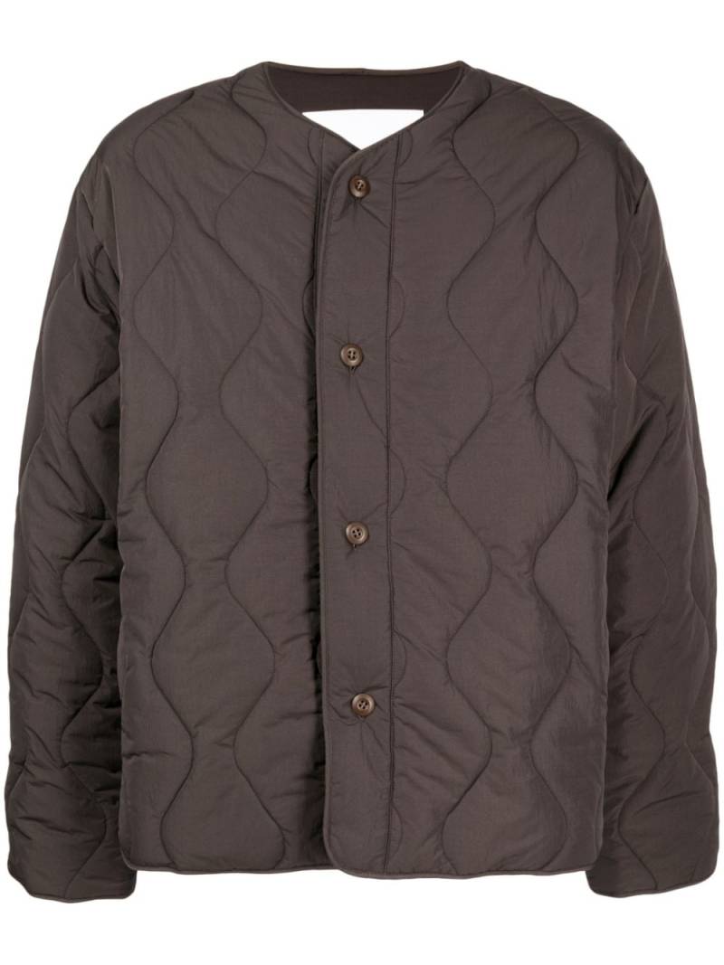 Spoonyard quilted padded shirt jacket - Brown von Spoonyard