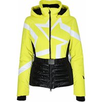 SPORTALM Damen Skijacke mit Sternen-Muster und Gürtel gelb | 42 SPORTALM Damen Skijacke mit Sternen-Muster und Gürtel gelb | 42 von Sportalm