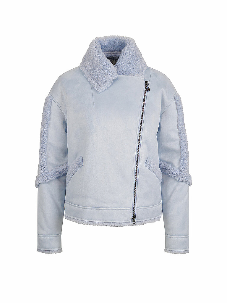 SPORTALM Jacke in Felloptik hellblau | 40 SPORTALM Jacke in Felloptik hellblau | 40 von Sportalm