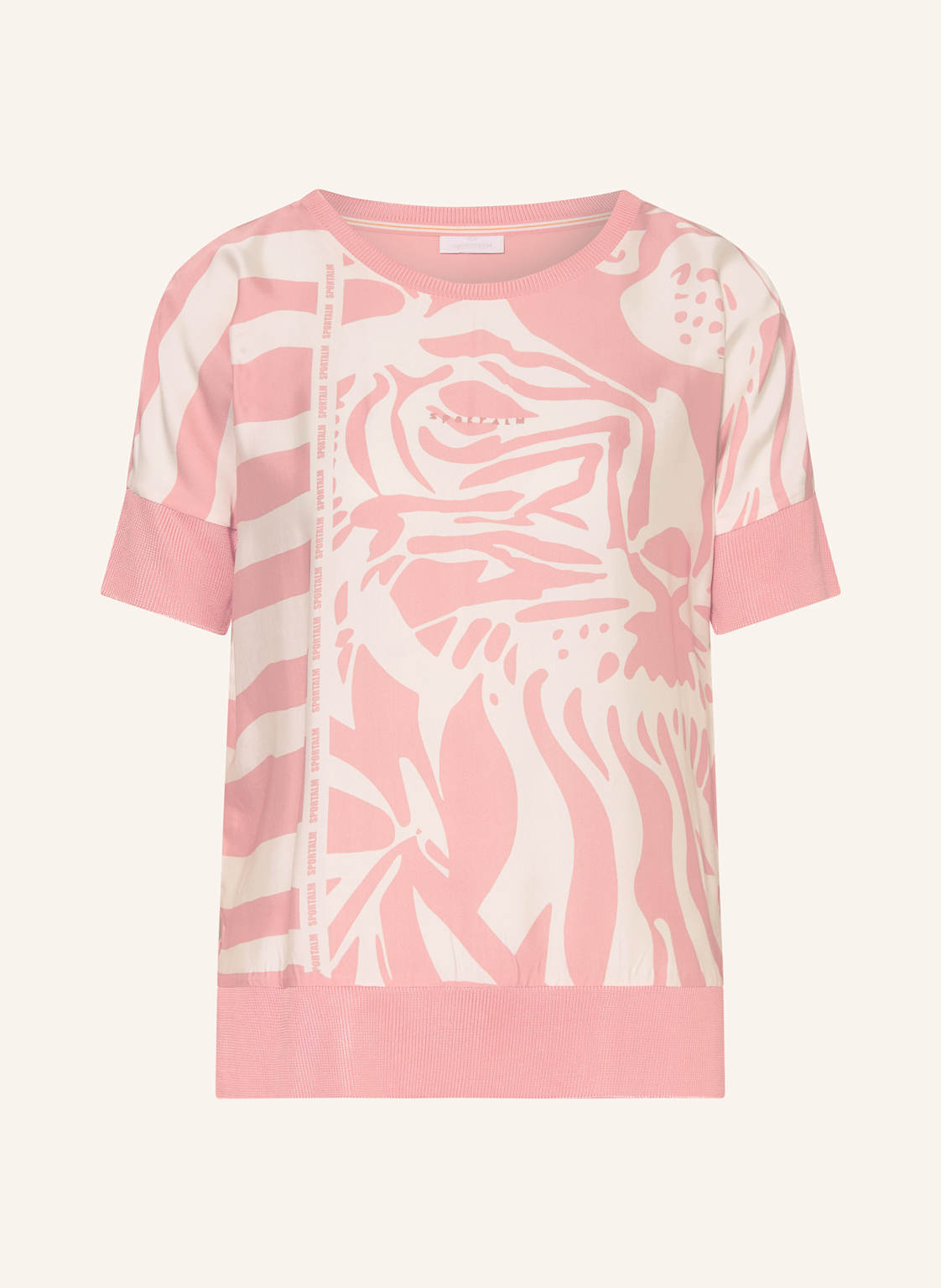 Sportalm Blusenshirt Im Materialmix rosa Sportalm Blusenshirt Im Materialmix rosa von Sportalm