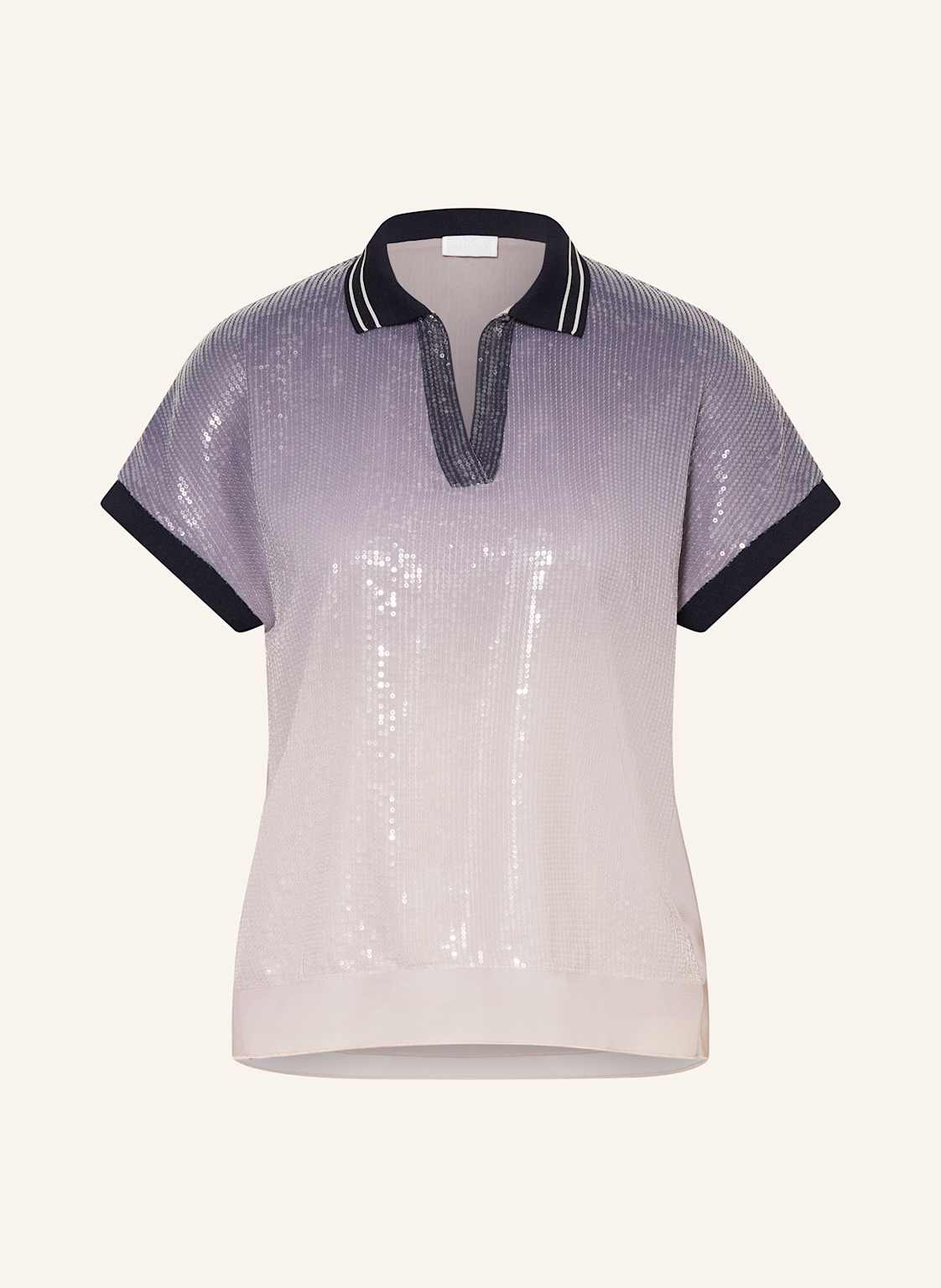 Sportalm Blusentop Mit Pailletten blau Sportalm Blusentop Mit Pailletten blau von Sportalm