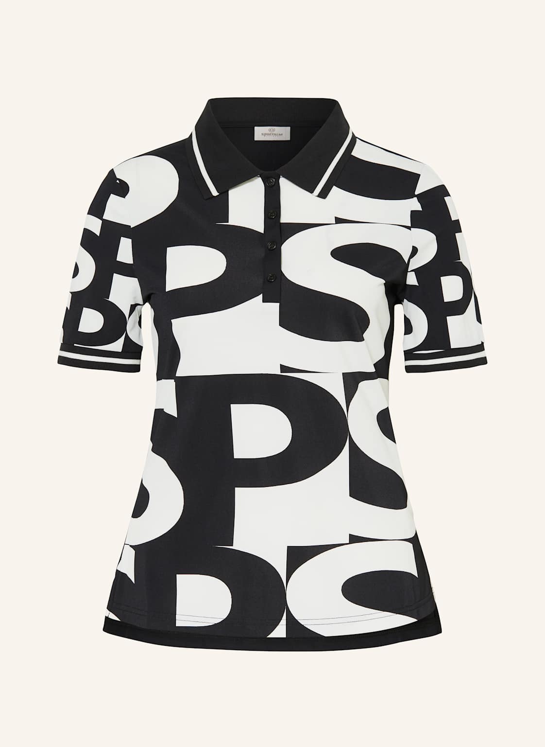 Sportalm Funktions-Poloshirt schwarz von Sportalm