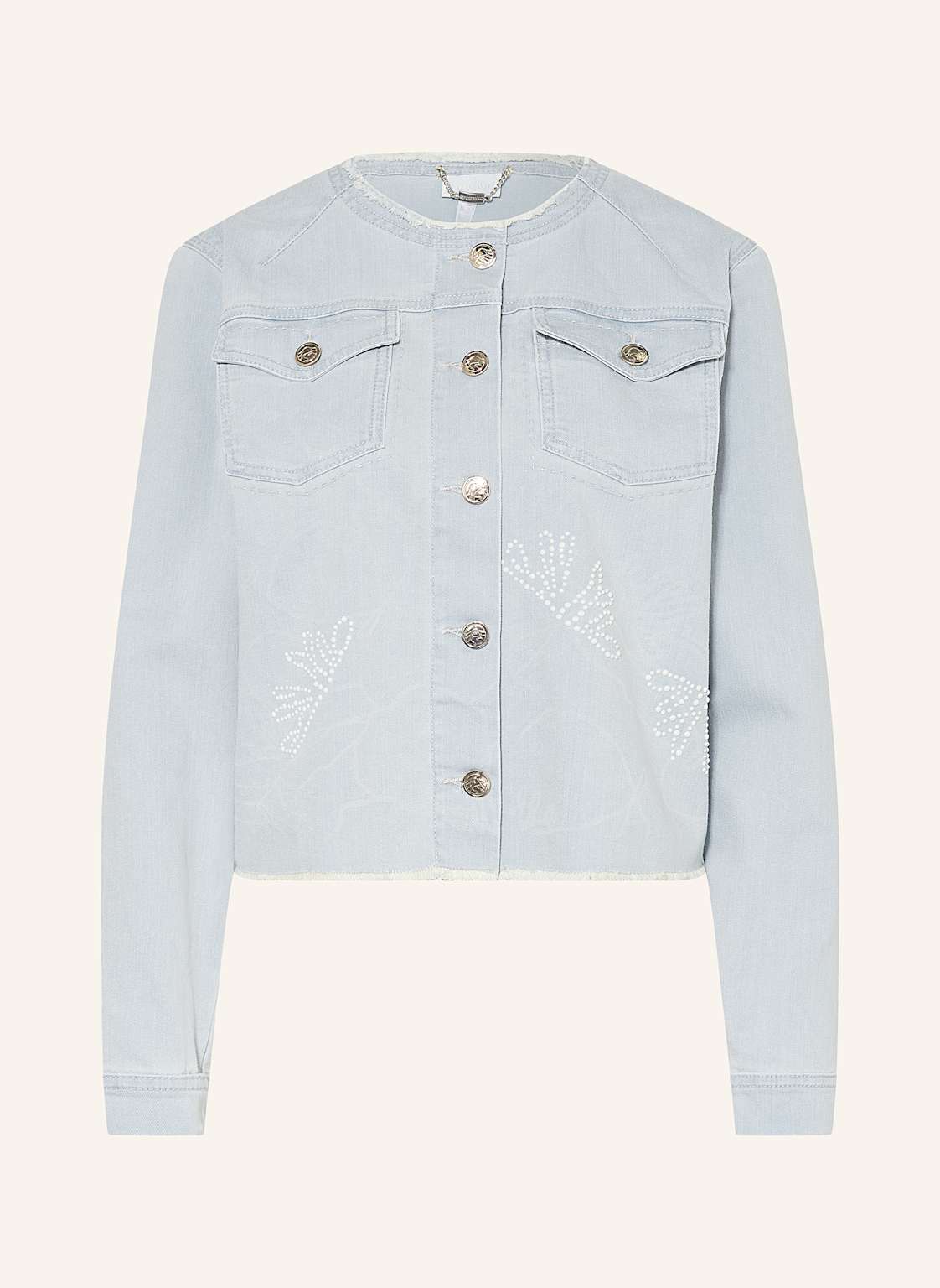 Sportalm Jeansjacke Mit Schmucksteinen blau Sportalm Jeansjacke Mit Schmucksteinen blau von Sportalm