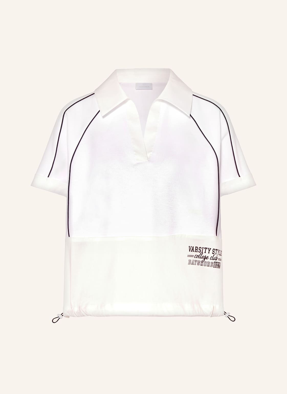 Sportalm Jersey-Poloshirt weiss Sportalm Jersey-Poloshirt weiss von Sportalm