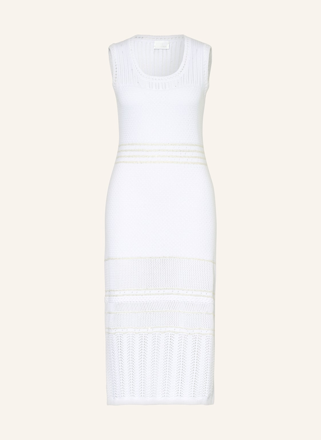 Sportalm Strickkleid Mit Pailletten weiss Sportalm Strickkleid Mit Pailletten weiss von Sportalm
