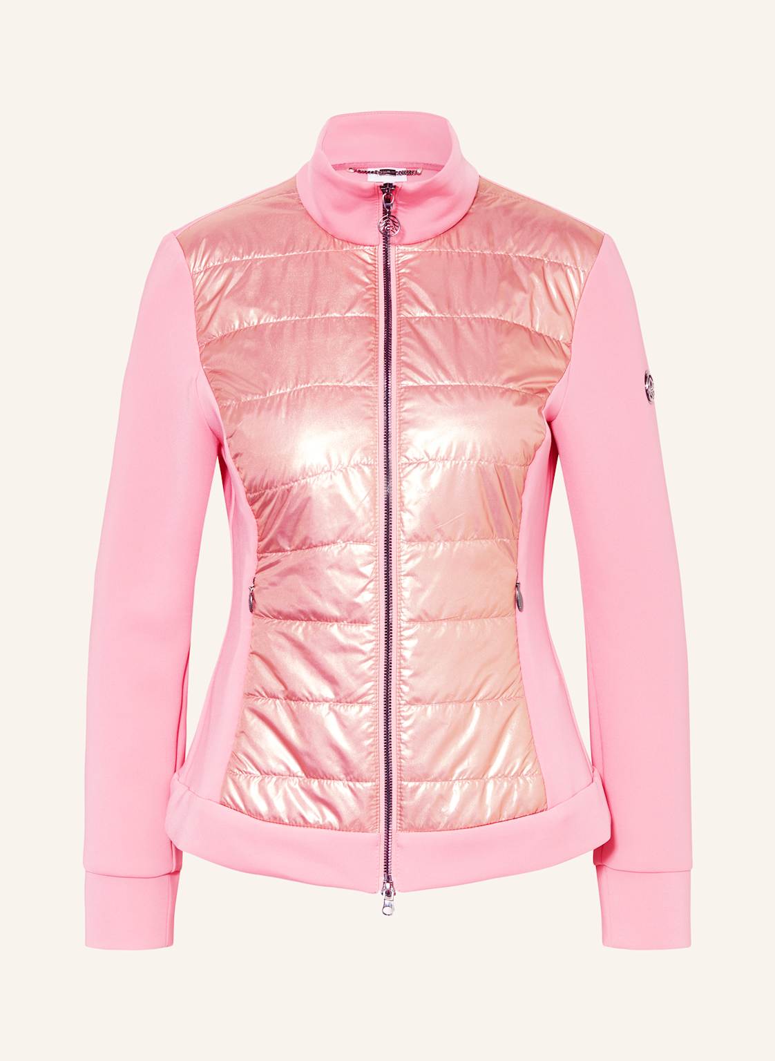 Sportalm Sweatjacke Im Materialmix rosa Sportalm Sweatjacke Im Materialmix rosa von Sportalm