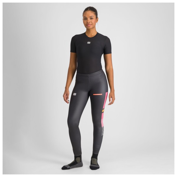 Sportful - Women's Apex Tight - Langlaufhose Gr L grau/weiß von Sportful