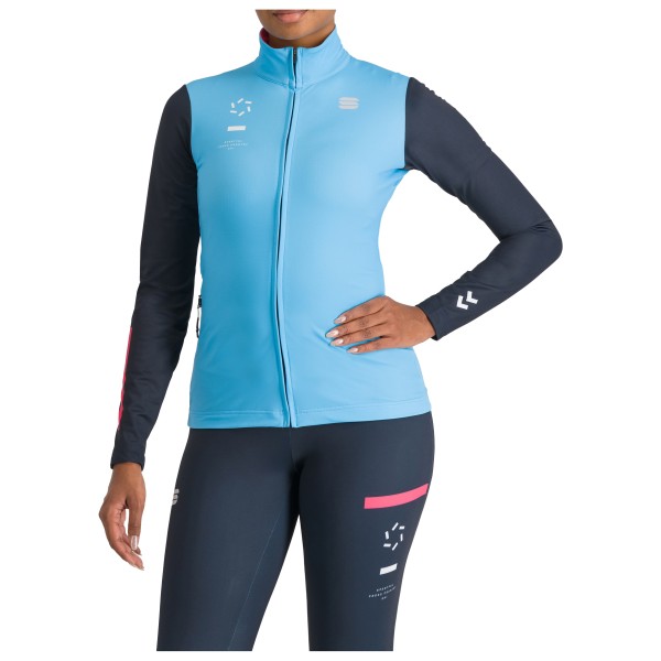 Sportful - Women's Squadra Jersey - Langlaufjacke Gr L;M;S;XL;XS blau;rosa von Sportful