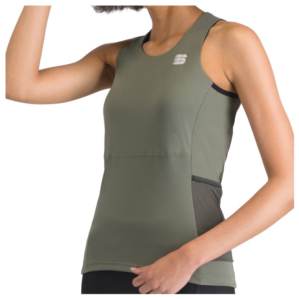 Sportful - Women's Supergiara Top - Velo Singlet Gr M oliv von Sportful