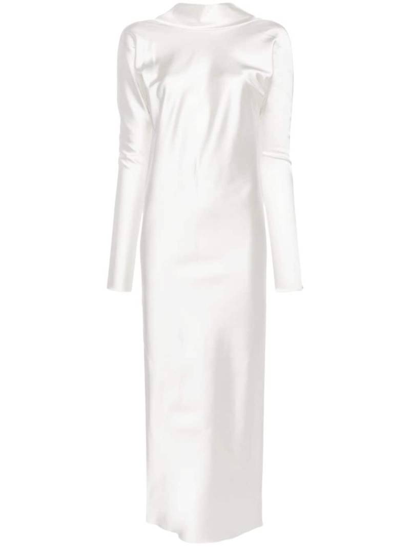 Sportmax Abazio satin maxi dress - White von Sportmax