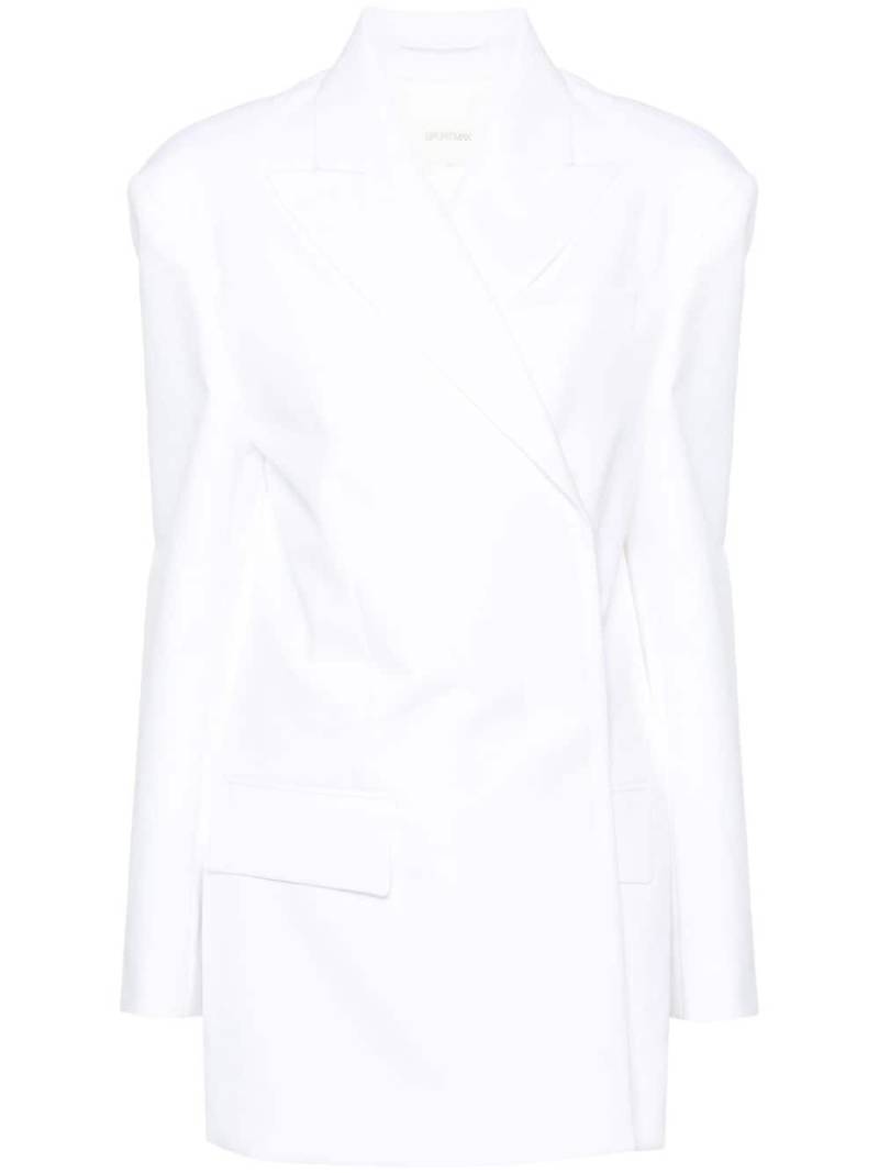 Sportmax Achille peak-lapels blazer - White von Sportmax