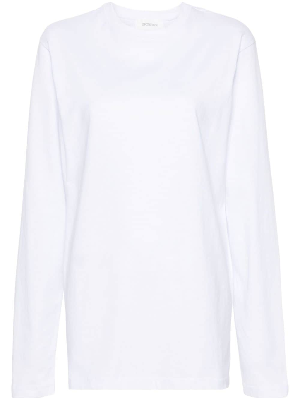 Sportmax Agguati cotton T-shirt - White von Sportmax