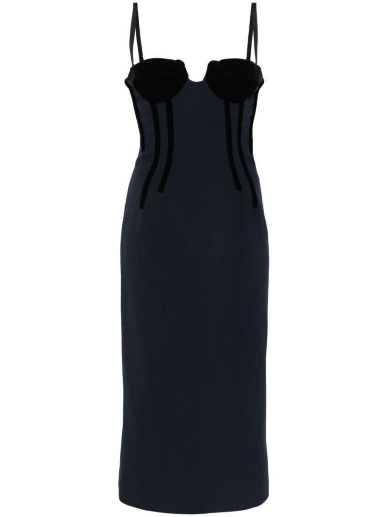 Sportmax Anemone midi dress - Blue von Sportmax