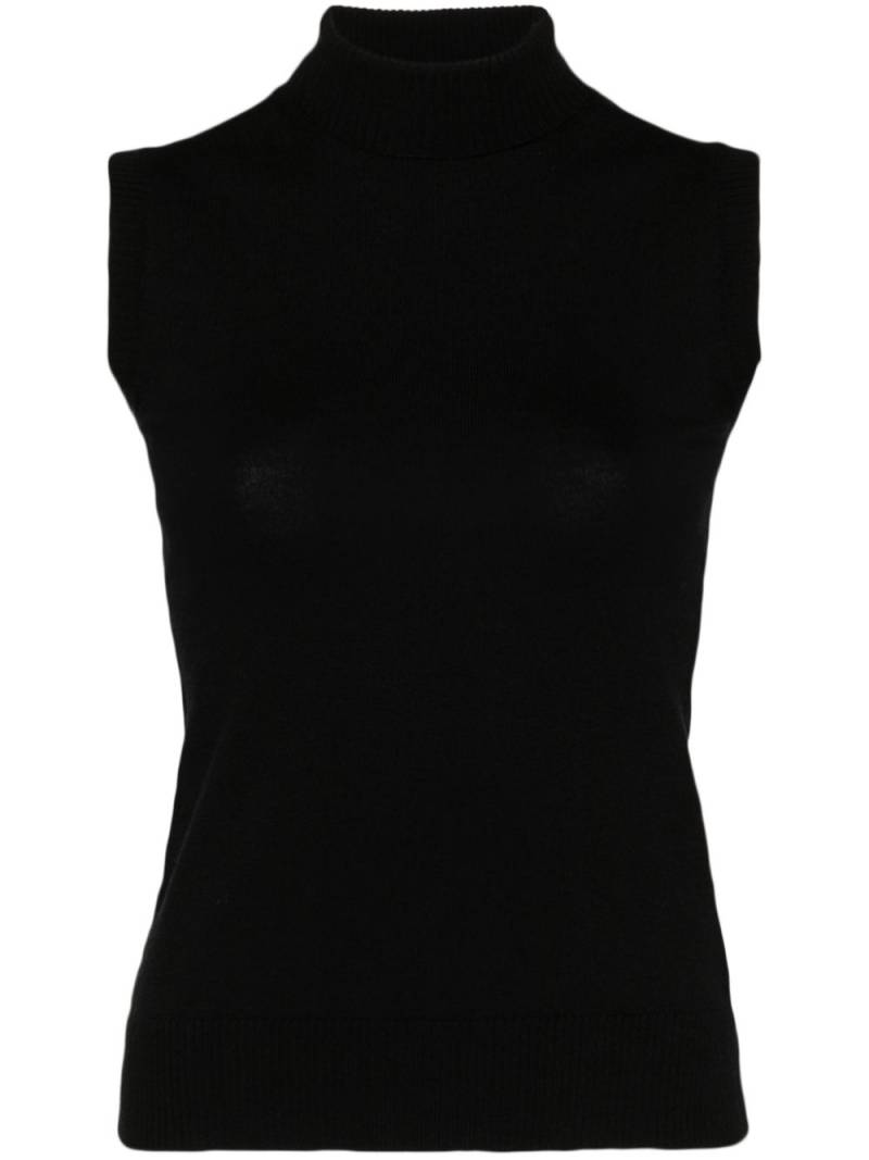 Sportmax Ardenza roll-neck vest - Black von Sportmax