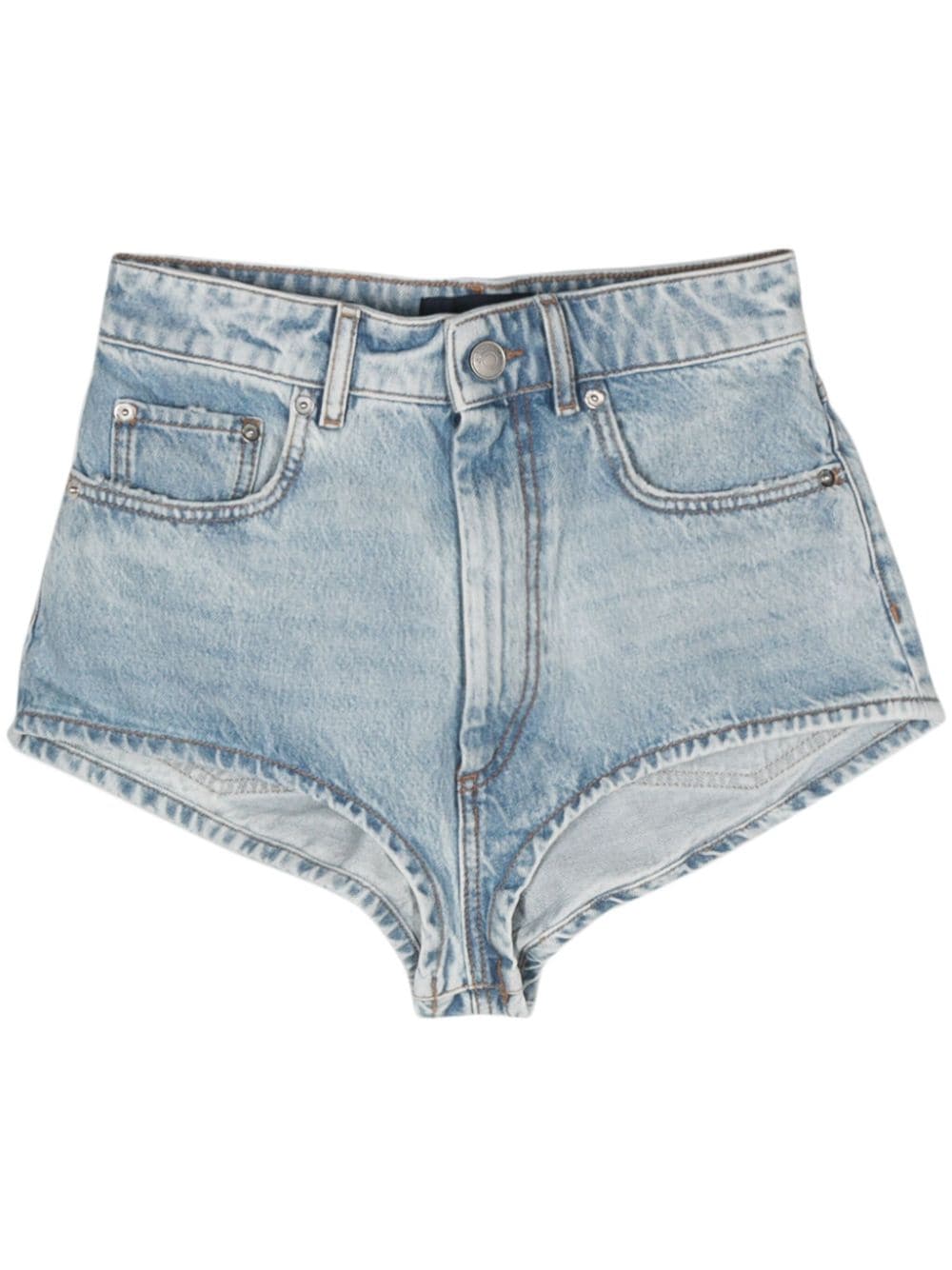 Sportmax Chicca distressed denim shorts - Blue von Sportmax