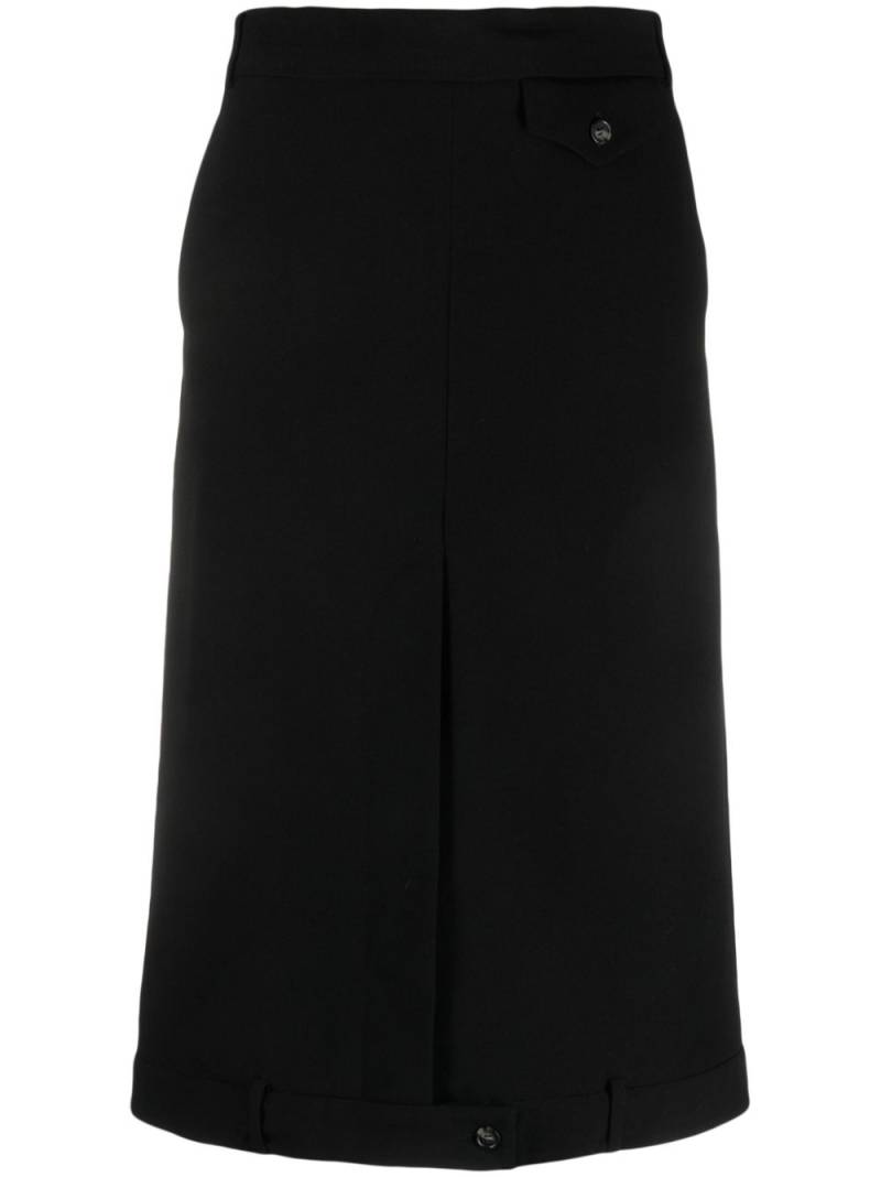 Sportmax Mirror-Image midi skirt - Black von Sportmax