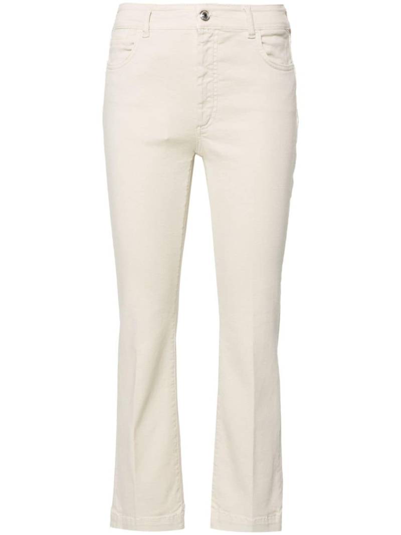 Sportmax Nilly mid-rise cropped jeans - Neutrals von Sportmax