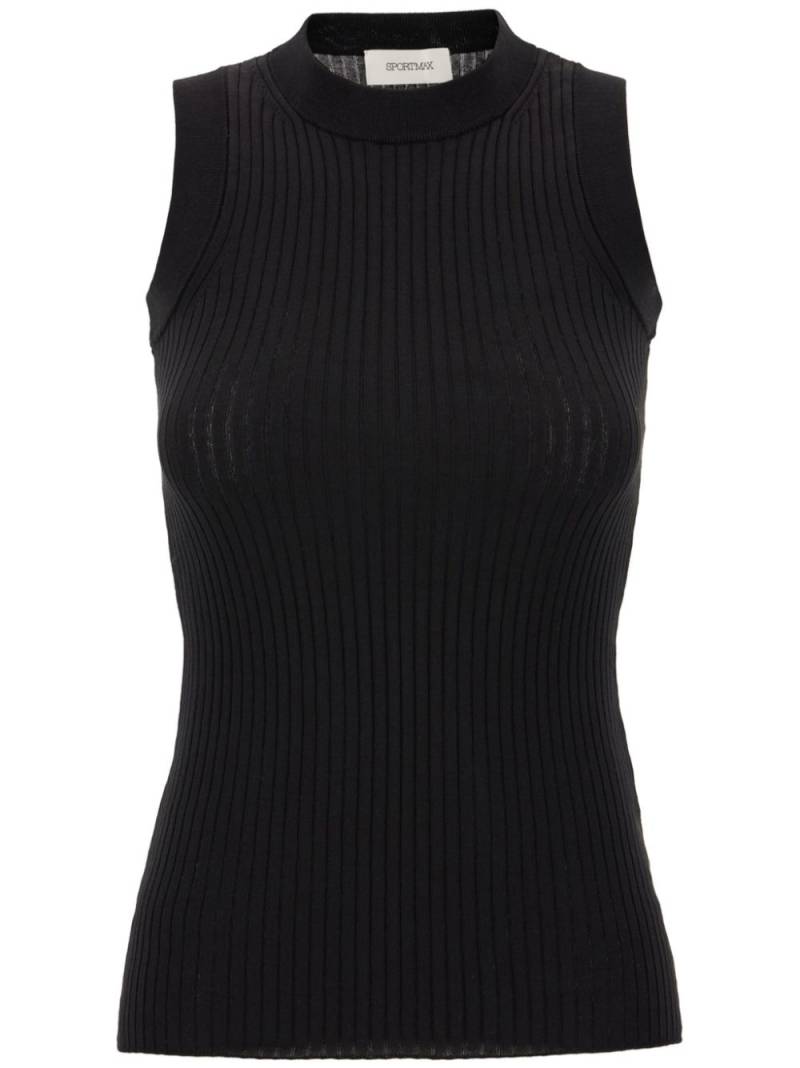 Sportmax Toledo knitted top - Black von Sportmax