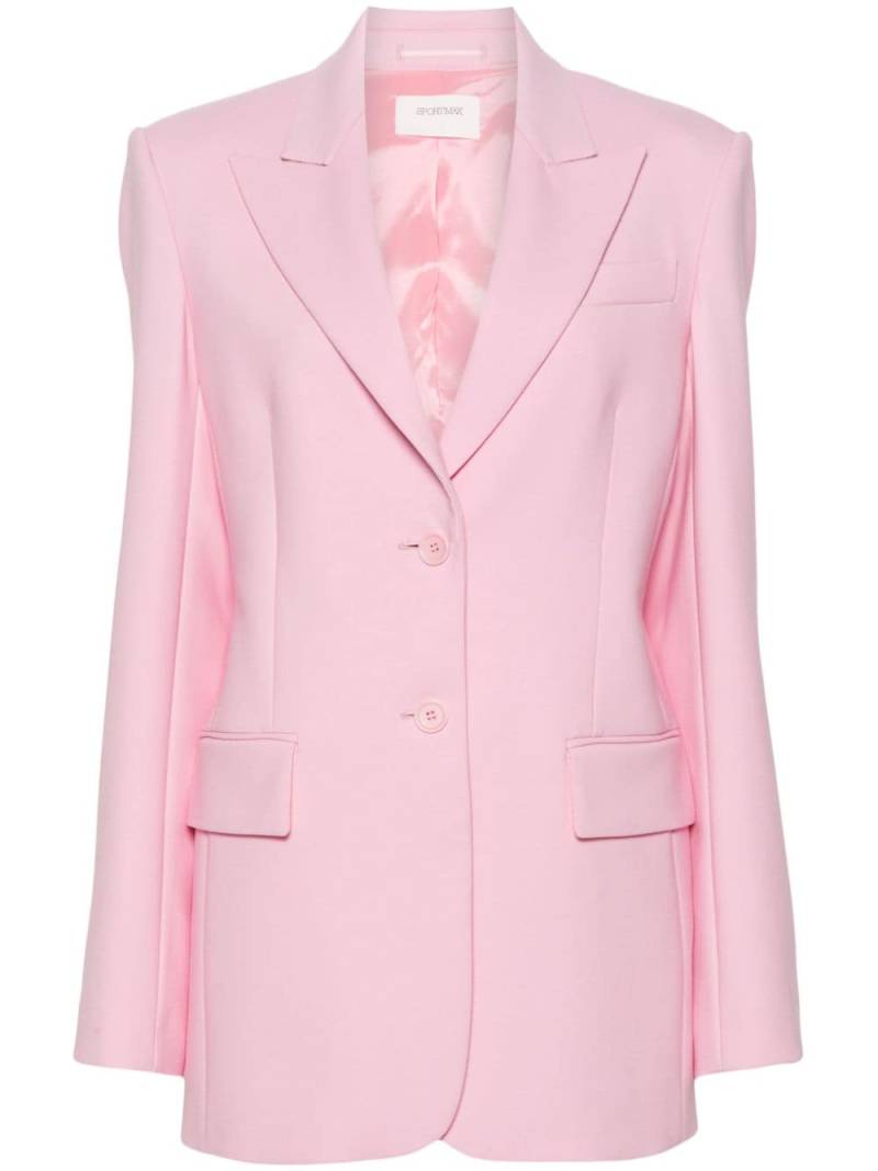 Sportmax Zermat single-breasted blazer - Pink von Sportmax