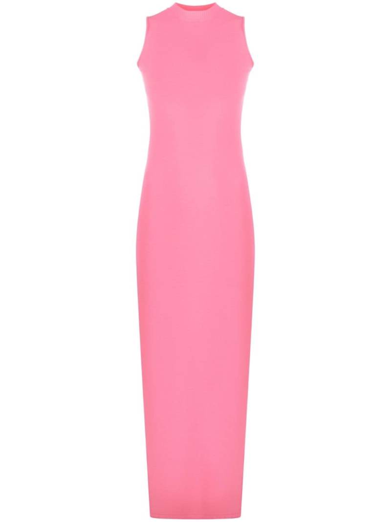 Sportmax cut-out detail long dress - Pink von Sportmax