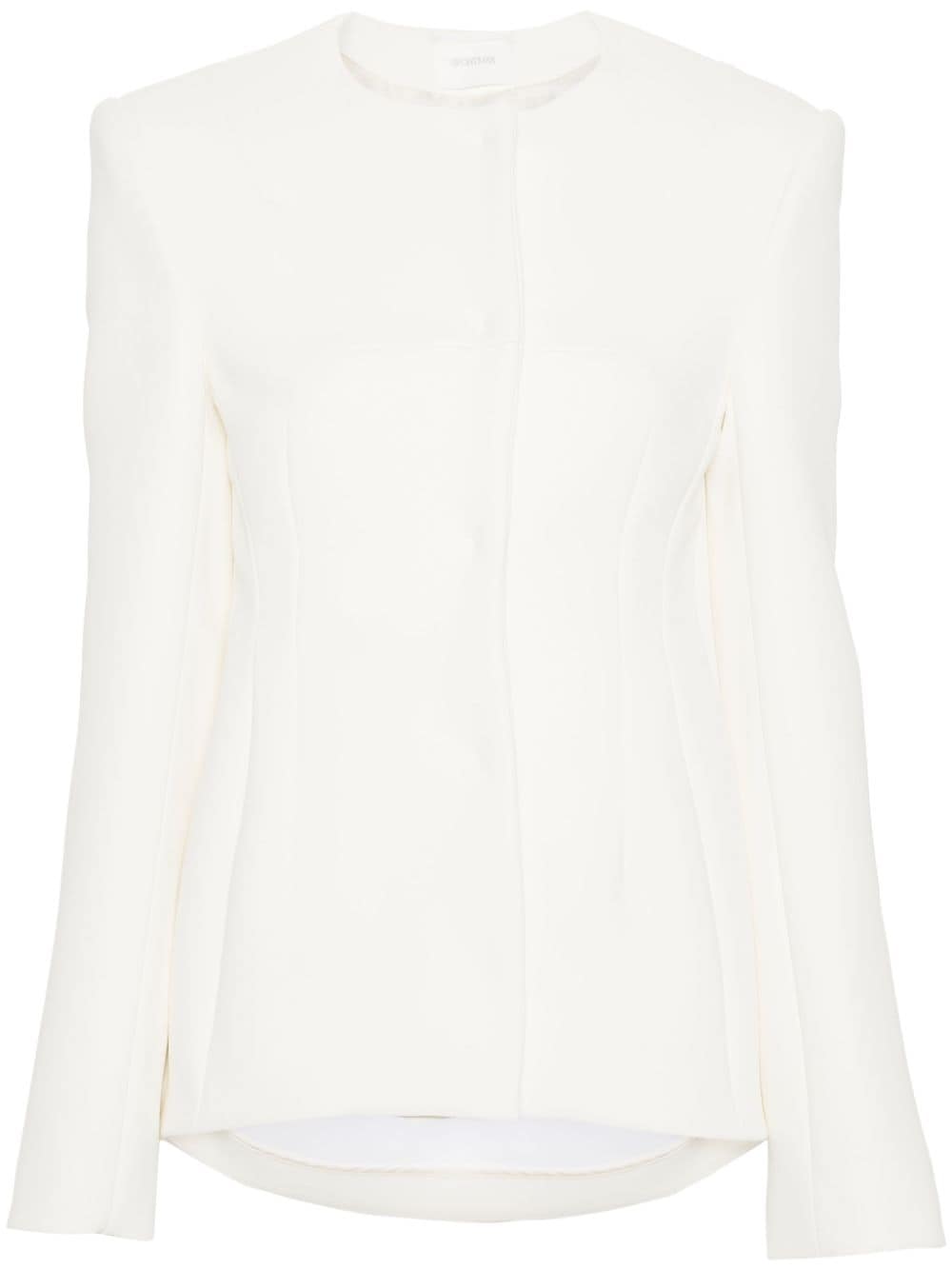 Sportmax dart-detail fitted jacket - Neutrals von Sportmax