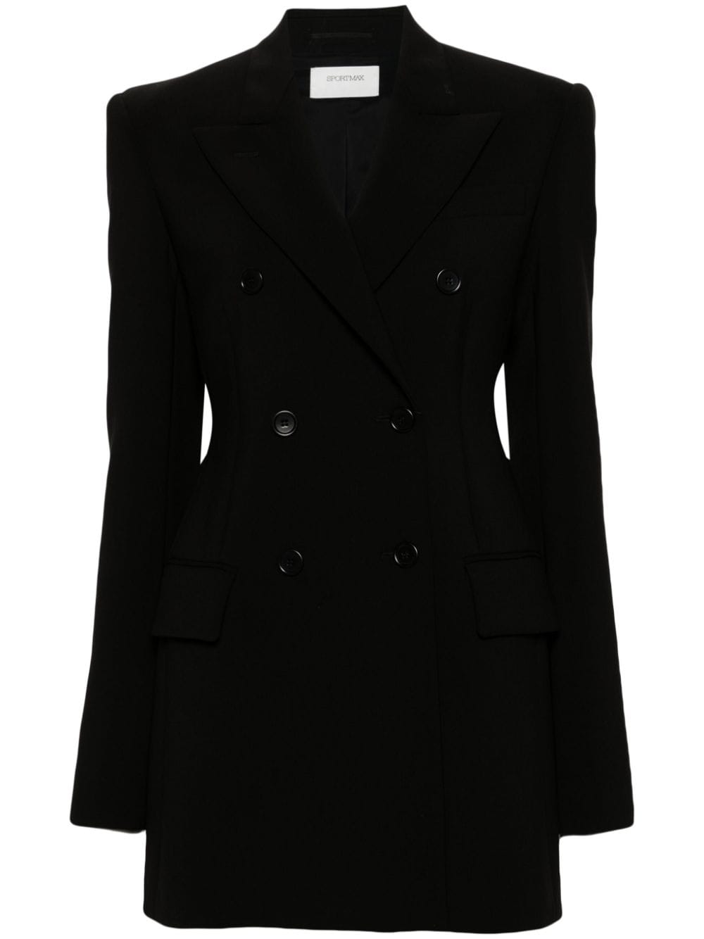 Sportmax double-breasted blazer - Black von Sportmax