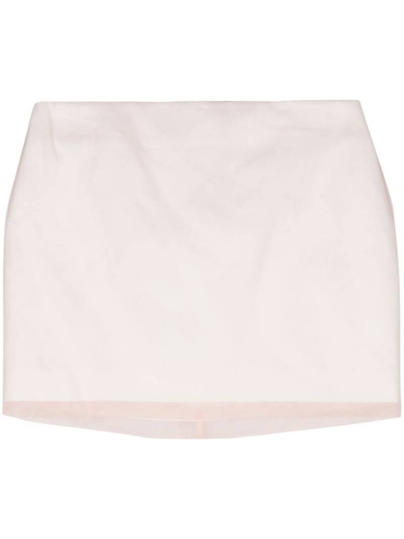 Sportmax double-layer silk miniskirt - Pink von Sportmax