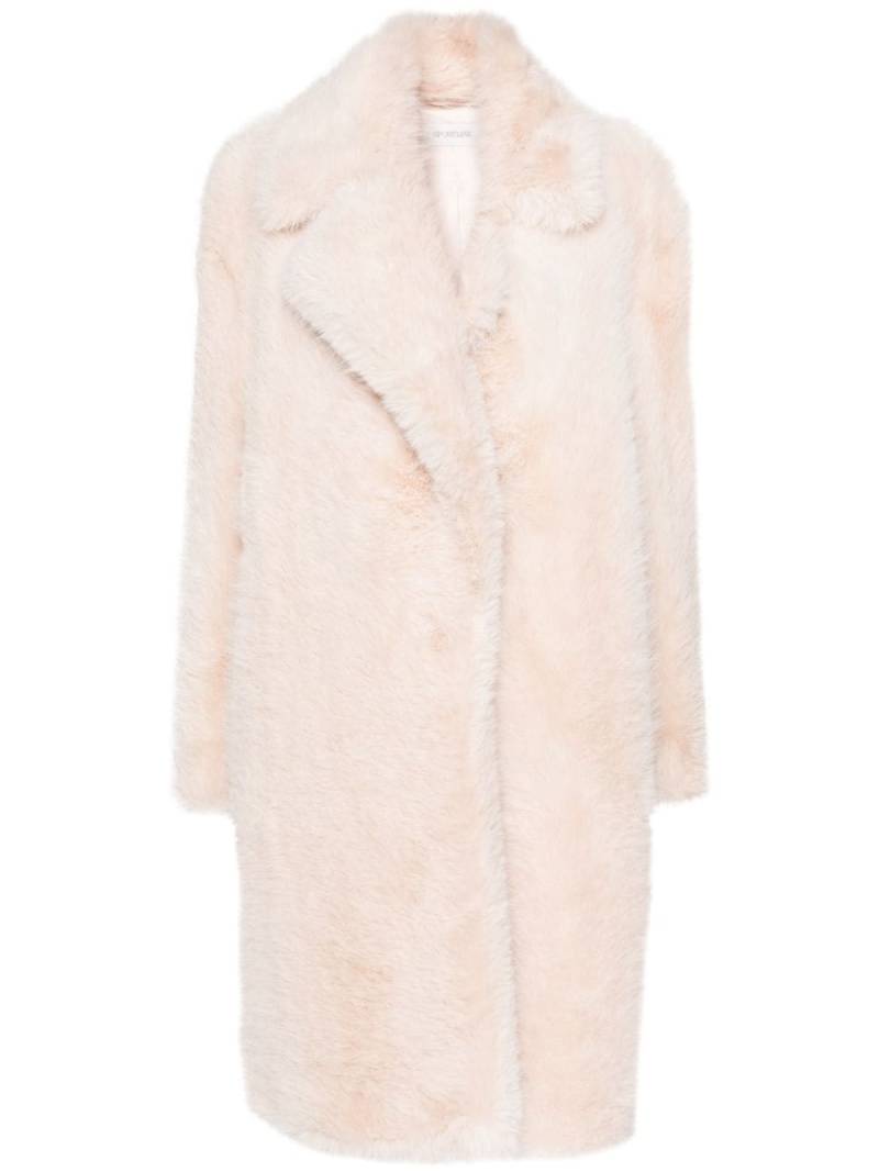 Sportmax faux-fur midi coat - Pink von Sportmax