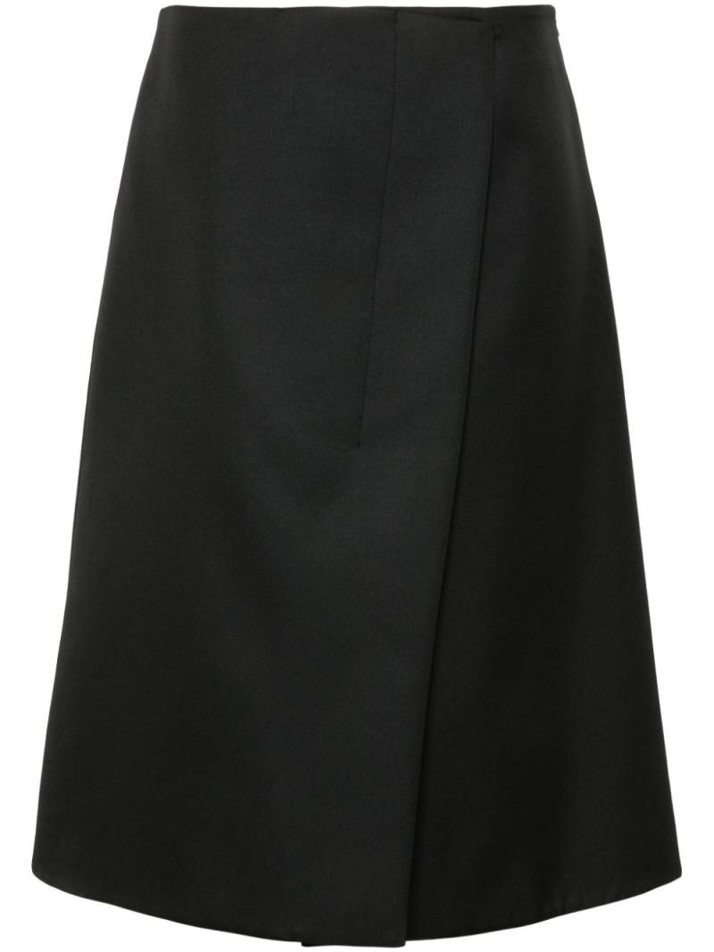 Sportmax flared wrap skirt - Black von Sportmax