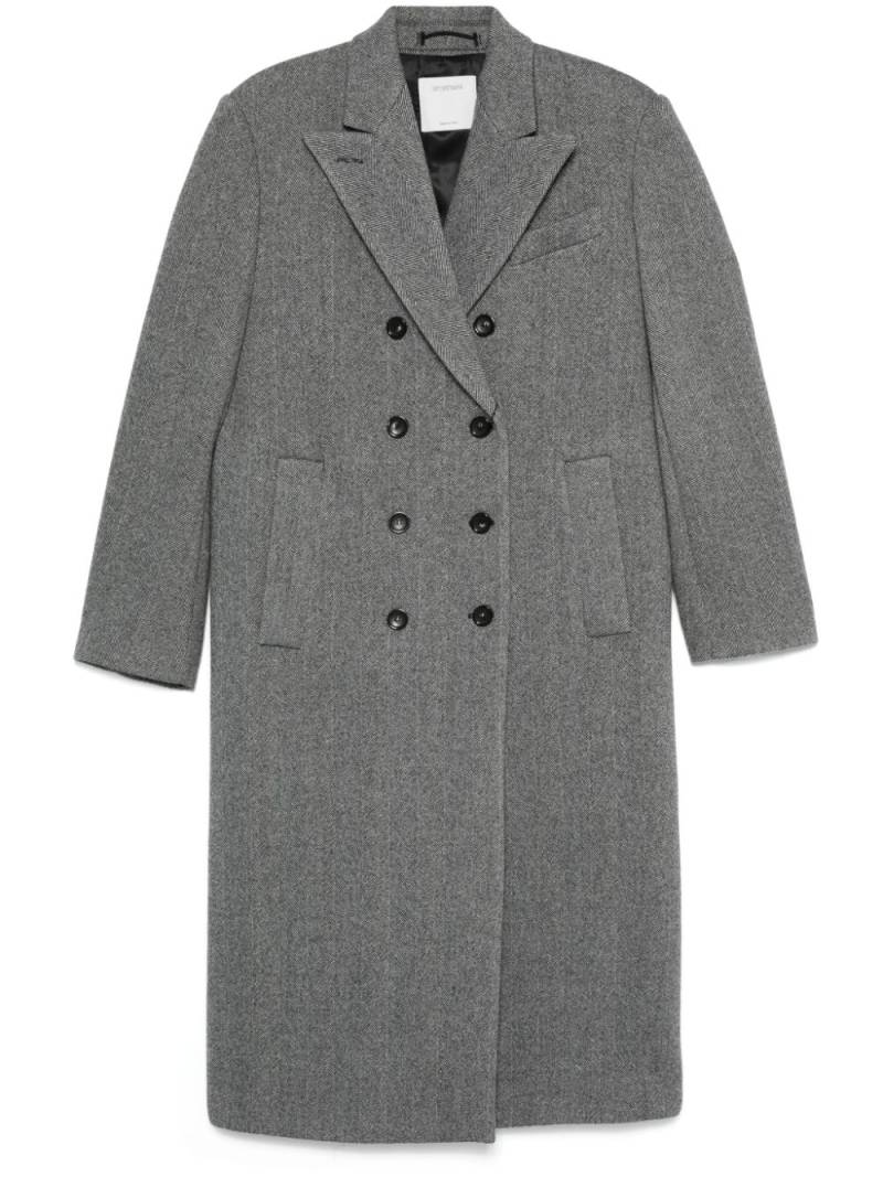 Sportmax herringbone coat - Black von Sportmax